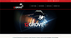 Desktop Screenshot of 12groveproductions.com